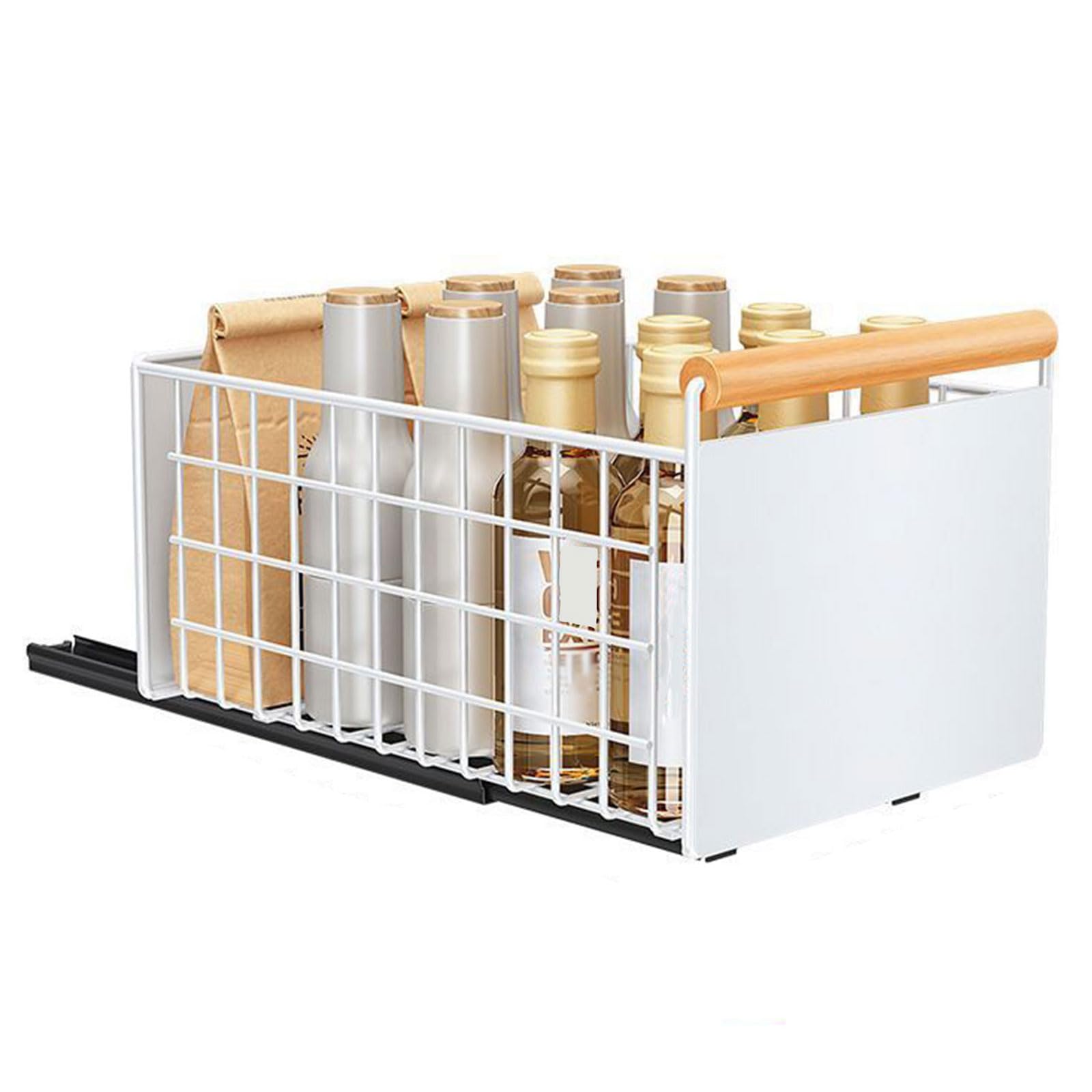 Organizadores para despensa extraíbles para ordenar tus armarios de cocina con adhesivo