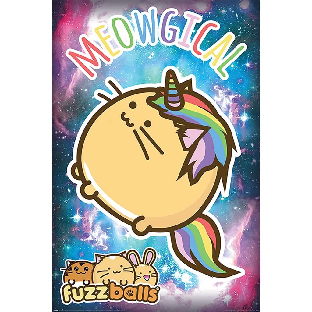 Pyramid International Multicolour Pyramid Fuzzball: Meowgical Maxi Poster (Maxi Poster 61X91,5Cm) Merchandising