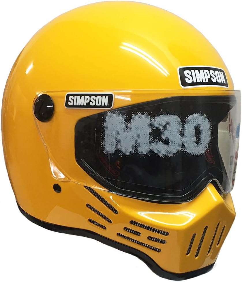 公式直販店 送料無料 SIMPSON M52 YELLOW 58cm/シンプソン黄色イエロー