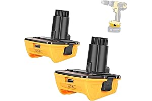 TPDL DCA1820 Battery Adapter, Dewalt 18V to 20V Converter (2-Pack)