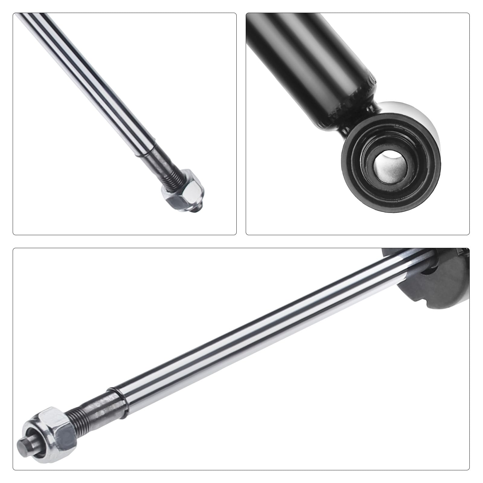 Frankberg 2x Ammortizzatori per sospensioni Ammortizzatori per telaio Posteriore sinistro destro 600mm Pressione del gas Compatibile con A4 8E2 A4 Avant 8E5 A4 Cabriolet 8H7 A4 Cabriolet 8HE 341814
