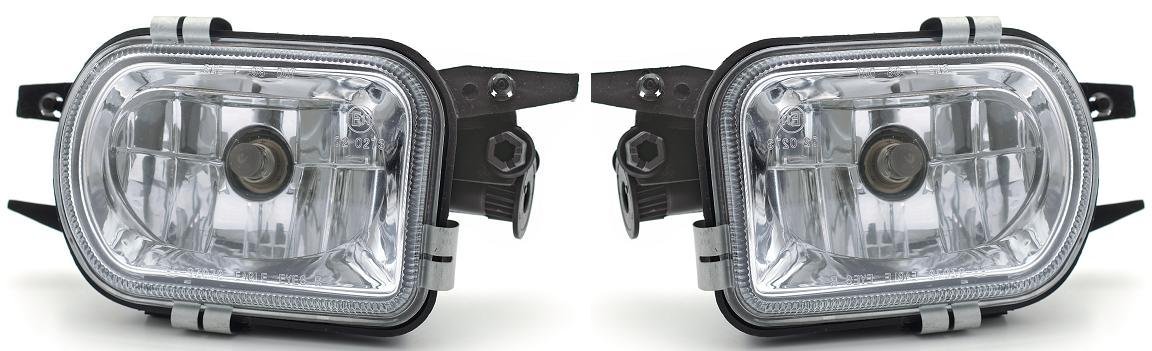 Eagle Eyes 254001 Fog Light Lamp Foglight Pair Clear Chrome