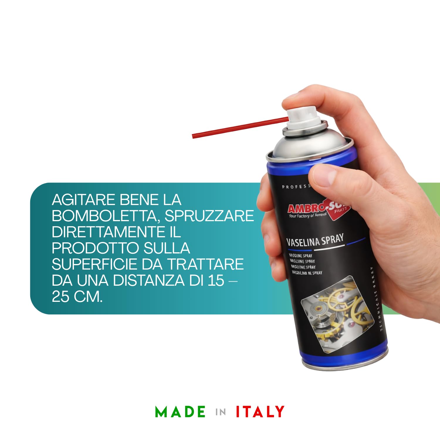 12 Bombolette di Vasellina Spray 400 ml Olio Tecnico di vaselina, Lubrificante, Anti-ossidante, Protettivo, Incolore e inodore