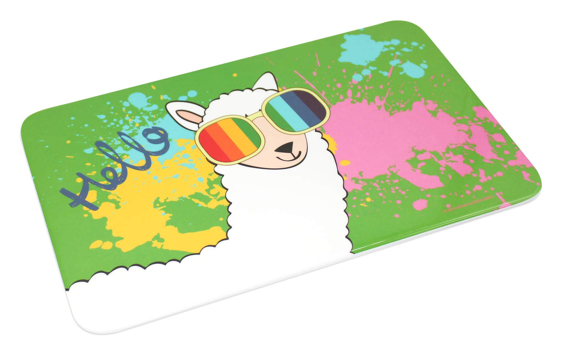 infinite by GEDA LABELS (INFKH) 13018 Lama Kids Bread Board, Breakfast Board, Breakfast Board, Board, Board, Melamine, Green