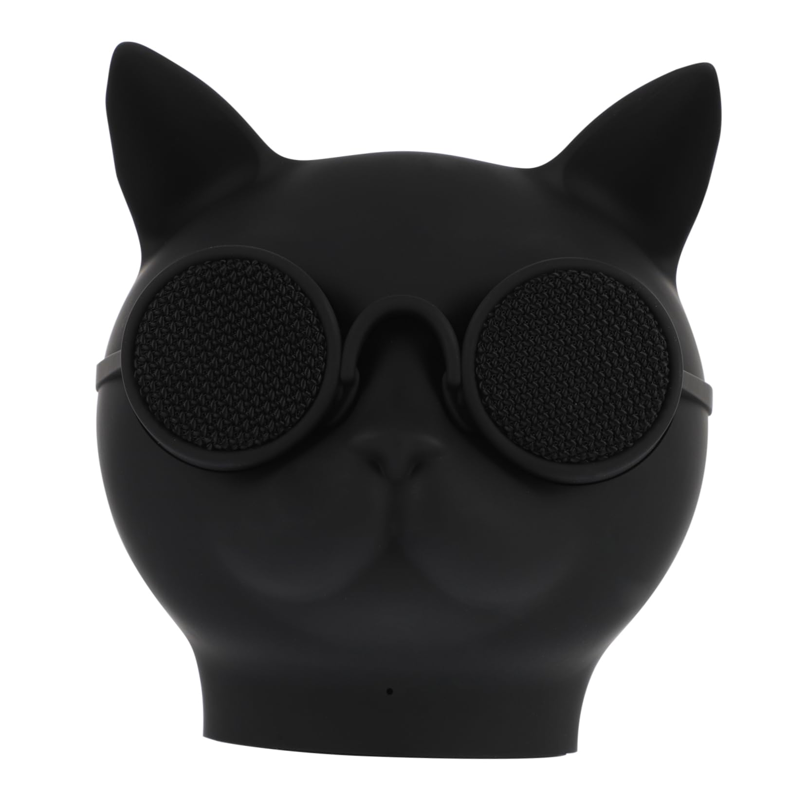 SHINEOFI Mini-Enceinte sans Fil en Forme de Tête de Chat, Haut-Parleur Portable en Plastique, Batterie 1500mah, Transmission Stable, Maison ou Extérieur