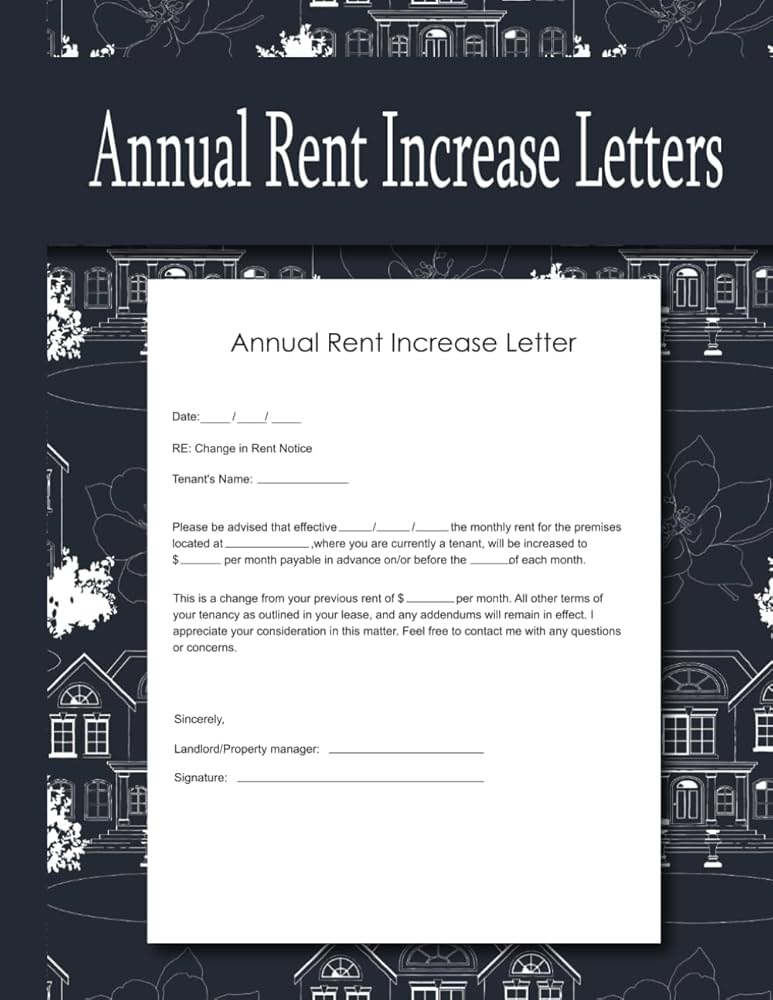 Annual Rent Increase Letters: Rental Increase Notice Forms Book | Up to 60 Forms | 8.5'' x 11'': Bou, Mer: Amazon.com: Books annual-rent-increase-letters-rental-increase-notice-forms-book-up-to-60-forms-8-5-x-11-bou-mer-amazon-com-books