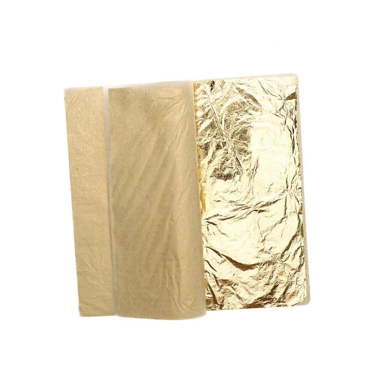 BEBEMOKO 100 Sheets Leaf Sheets 5.5 Inch Immitation Leaf for Art Decorations Interior Design Craft Projects