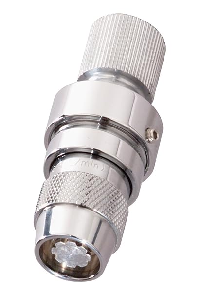 Symmons 4-282FVP-1.5 Fre-Flo 1-Spray 1 in. Fixed Showerhead with Vandal Resistance in Polished Chrome (1.5 GPM)