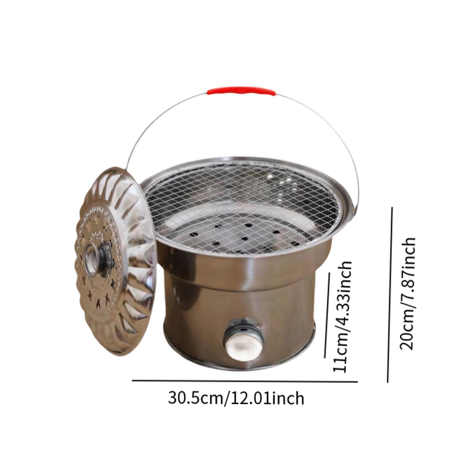 Homyl Poêles à, Foyer extérieur, cheminée de Jardin, brûleur à Bois, incinérateur, Pot de feu extérieur pour Patio, Pique-Nique, Plage,