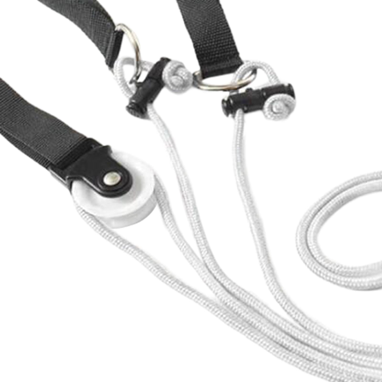 LICHTS Shoulder Pulley Over The Door Arm Muscle Building Strength Training Exercise White-image-35
