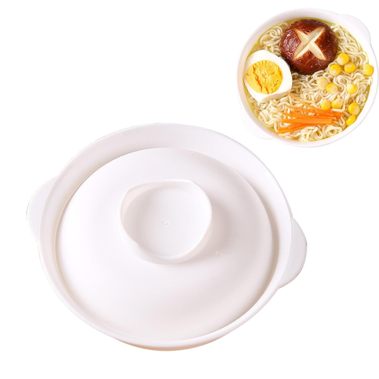 Bol à ramen avec couvercle pour micro-ondes | Bol à soupe avec couvercle passe au micro-ondes | Résistant à la chaleur, nouilles de grande capacité pour appartement, bureau, dortoir universitaire