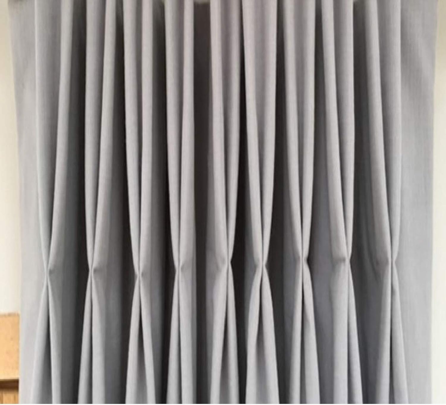 Ikiriska Add Pinch Pleat to Our Custom Made Curtain (50" Wide 1 Panel Single Pinch Pleat 4" high) Curtains are NOT Included