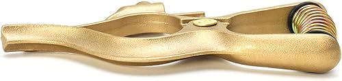 Miniatura 4 de QWORK Abrazadera de tierra de soldadura de 500 amperios, latón, 1 paquete