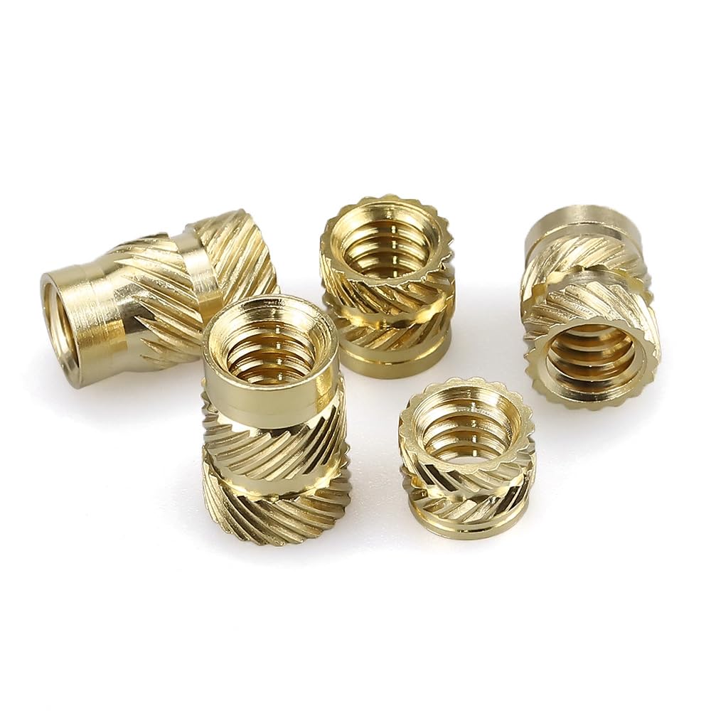 Snapklik.com : #10-24 Brass Threaded Inserts