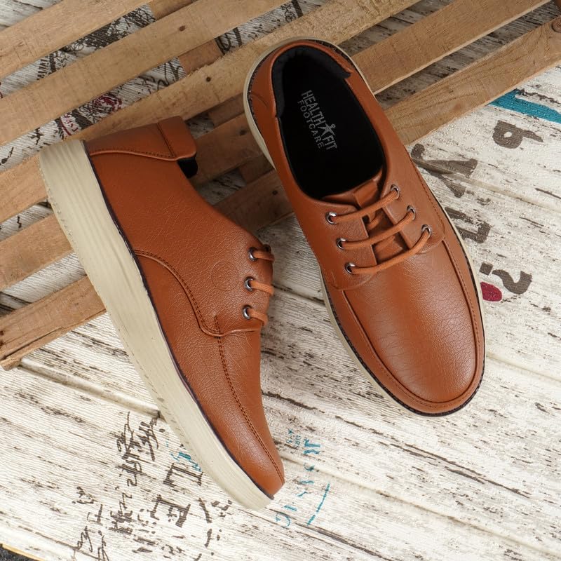 Image of HEALTH FIT Super Comfortable & Breathable Soft Sole Ultra-Lightweight Shoes Everyday Stylish & Durable Classic Design Shoe for Men's 1733