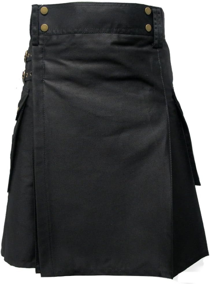 Tartanista Men's Utility Cargo Hiking Kilt - 24 Inch Length