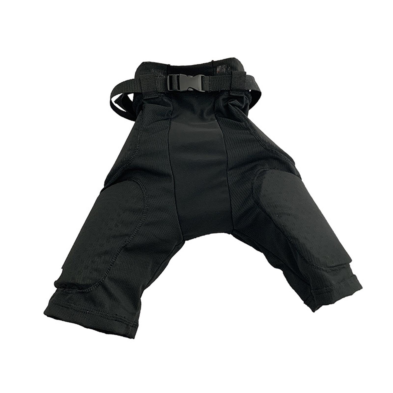 Colaxi Ice Hockey Anti Fall Pants Roller Skating Anti Fall Pants Practical with Protective Pouch Comfortable Lightweight Breathable, M Teen Black