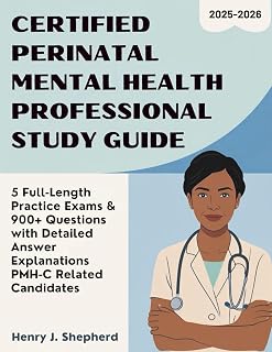 CERTIFIED PERINATAL MENTAL HEALTH PROFESSIONAL STUDY GUIDE (2025-2026): 5 Full-Length Practice Exams & 900+ Questions with Detailed Answer Explanations PMH-C Related Candidates