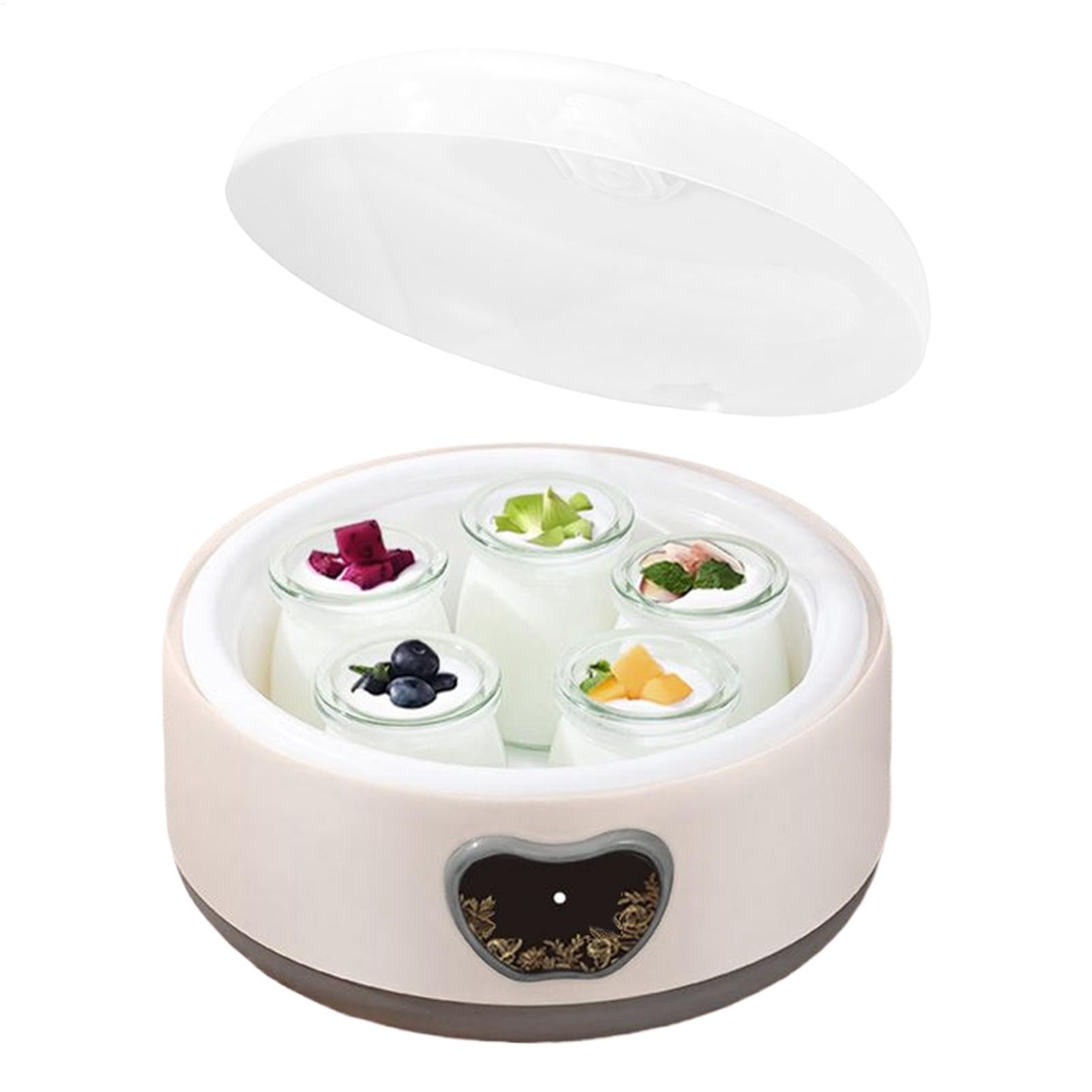 Yaourtière Électrique Cuve En 1,2 L, Minuterie Et Thermostat Réglables