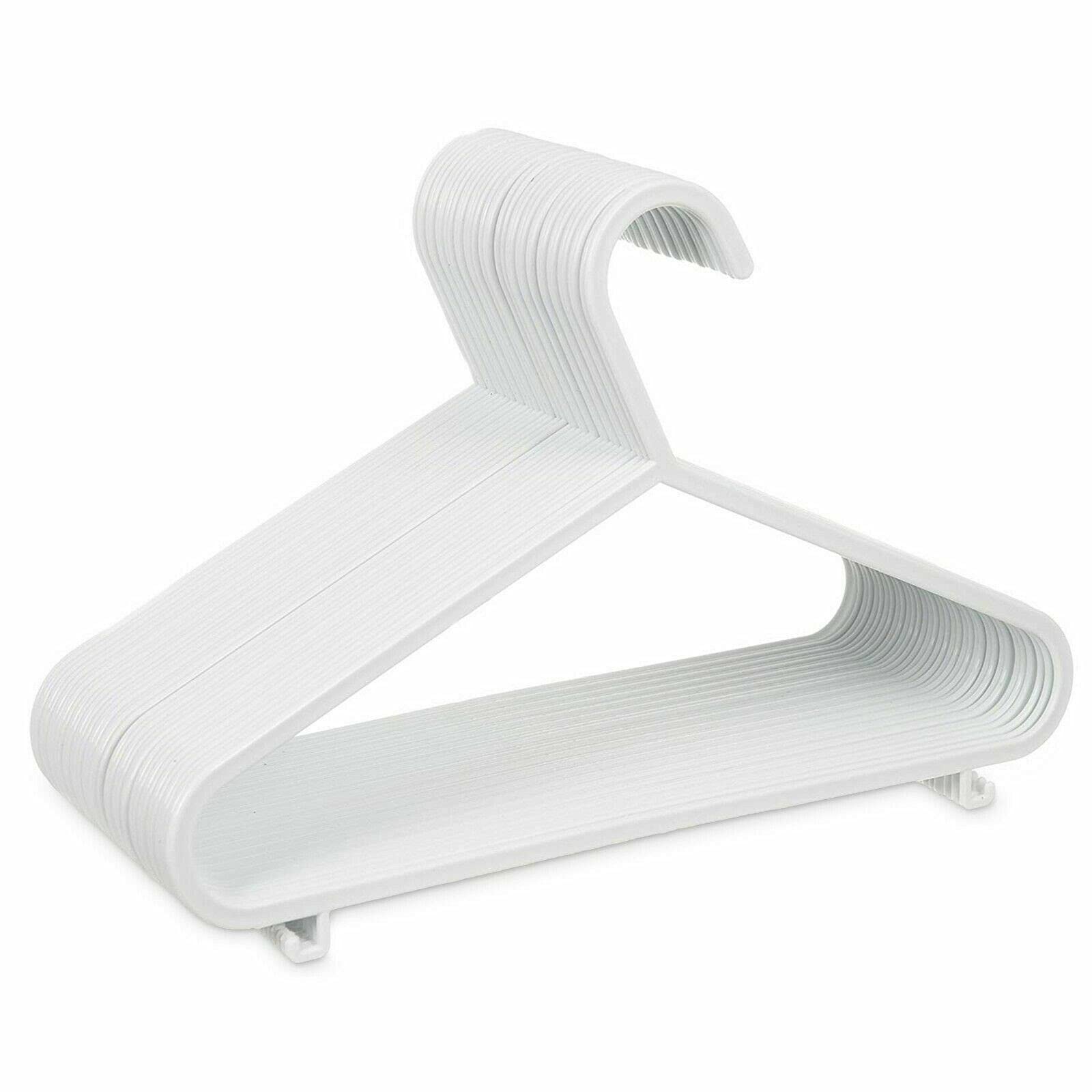 Buy ebuyerfix 40 Pack White Plastic Nursery Hangers, Perfect choice for