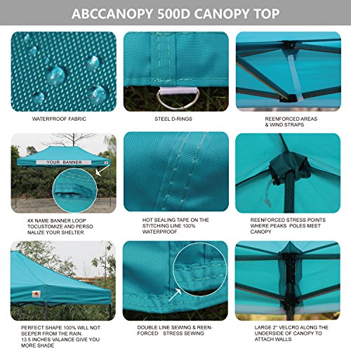 Buy ABCCANOPY Canopy Tent Popup Canopy 10x15 Pop Up Canopies Commercial