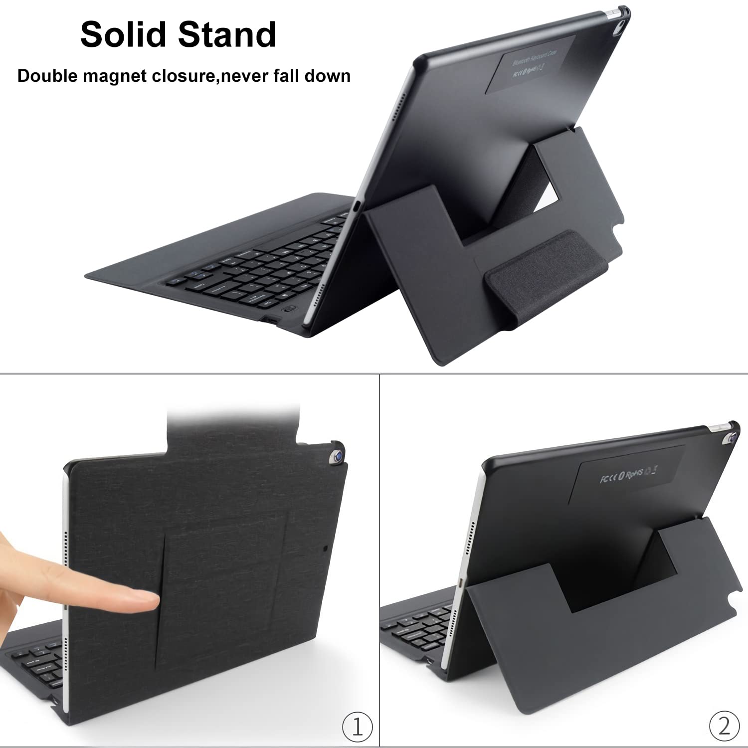 Étui Clavier Pour Ipad Pro 12.9 6Ème Génération (Or Rose)[P9101