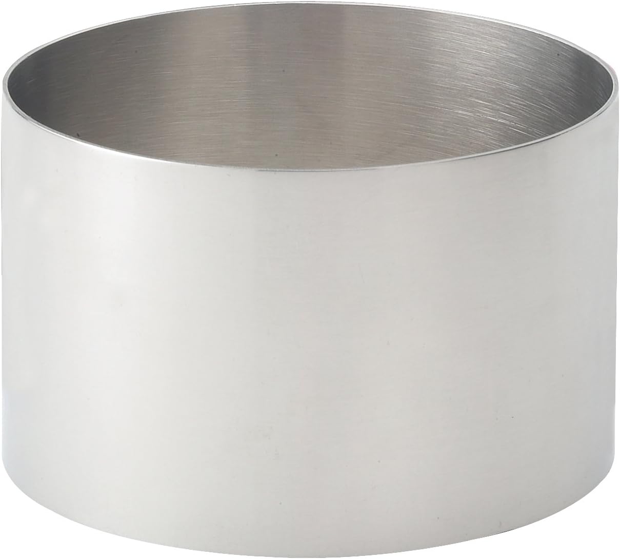 HIC Kitchen Food Ring Set, 2.75-Inches and 3.5-Inches Round, 18/8 Stainless Steel, Set of 2