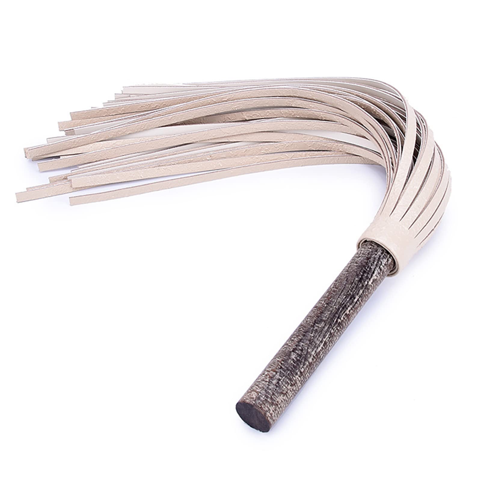 Peitsche Erotik Flogger Rindsleder SM Spanking Quasten Gerte BDSM Bondage Reitgerte Holzimitat Griff Partners Spiele Rollenspiele Cosplay Sex Spielzeug Für Frauen Männer Und Paare