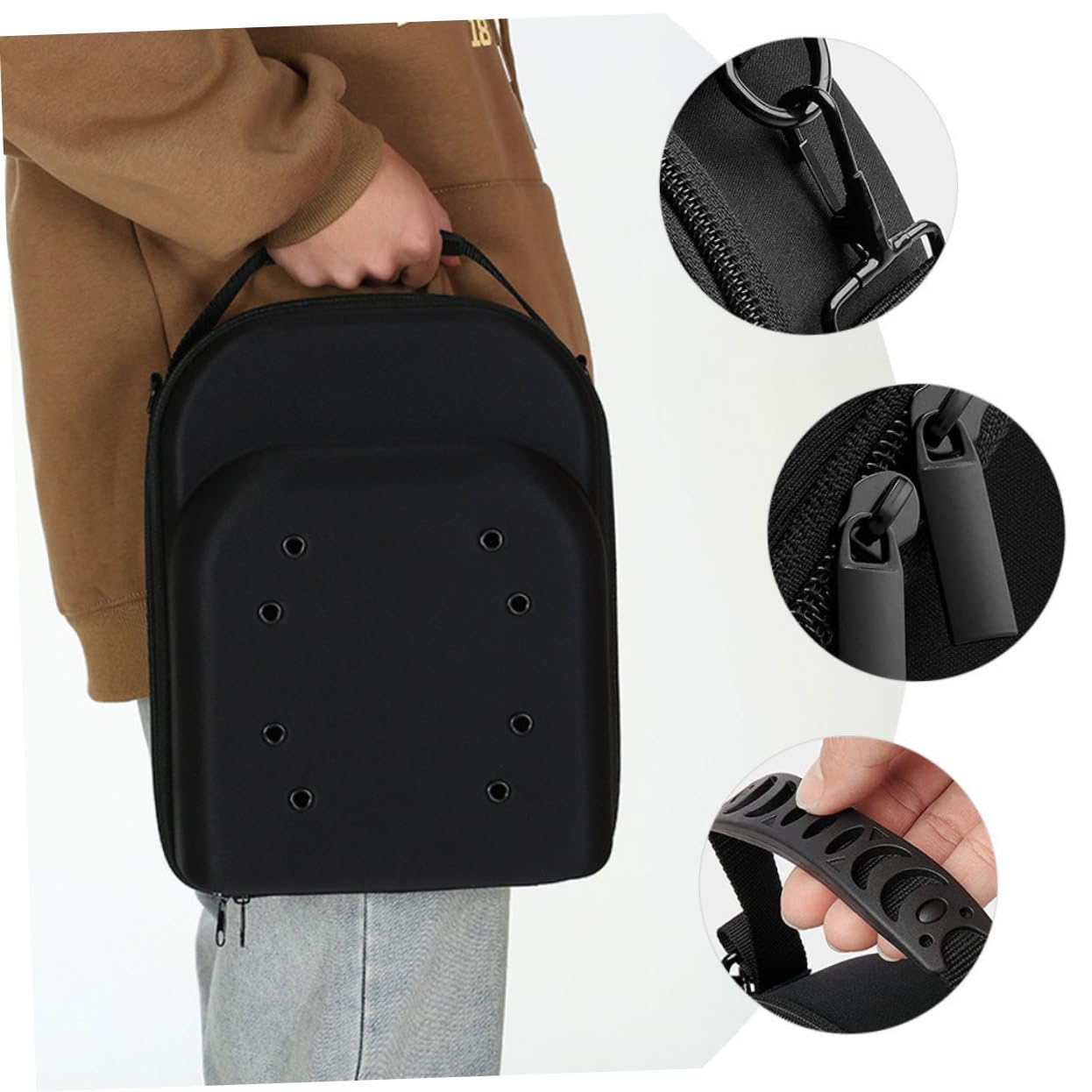 2piezas Organizador De Viaje Para Sombreros Funda De Almacenamiento Caja De Transporte Para Gorras De Béisbol