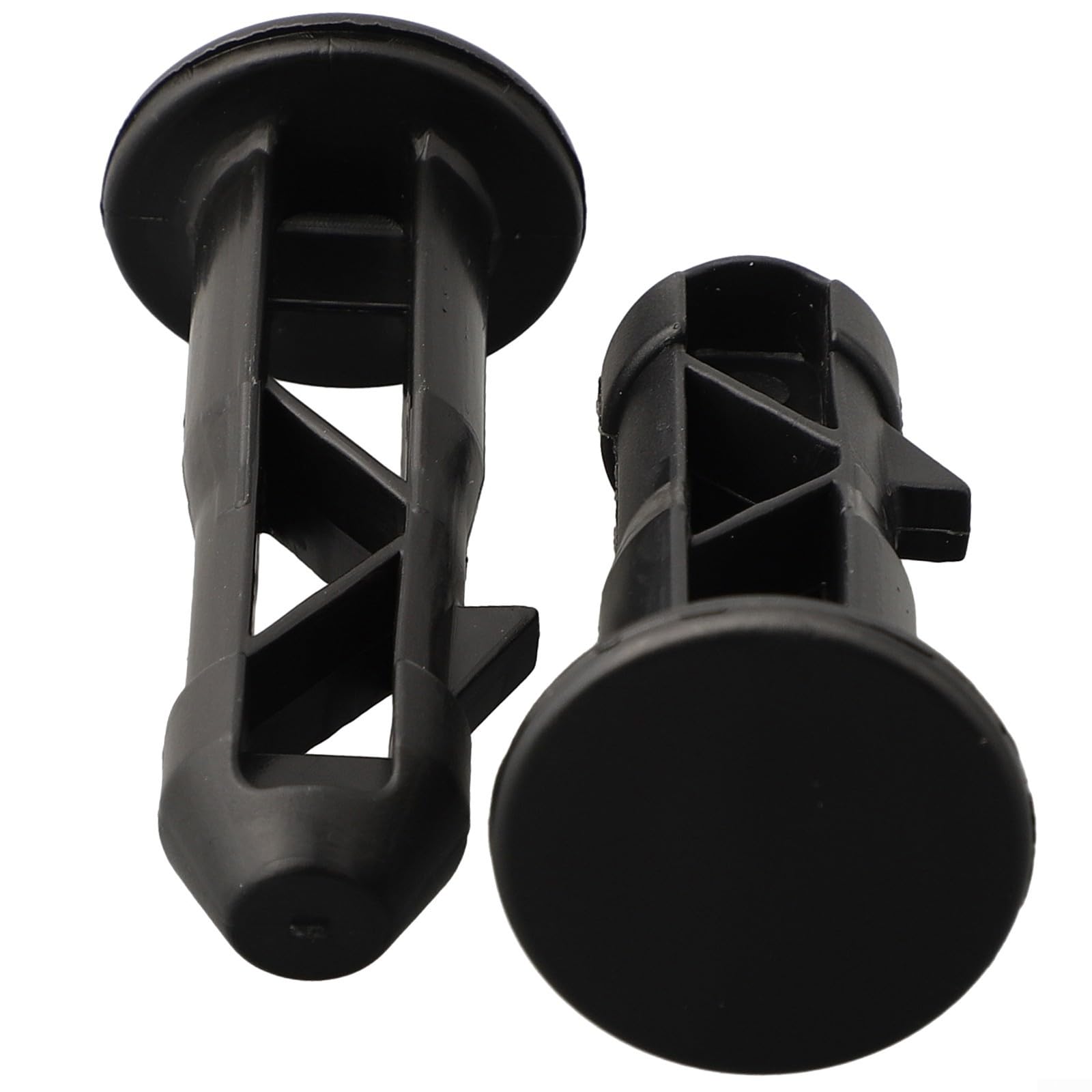 3 Paia Di Perni Per Coperchio Bidone Rifiuti 240L - 65x18mm In Plastica Nera - Ricambio Per Pattumiera Esterno