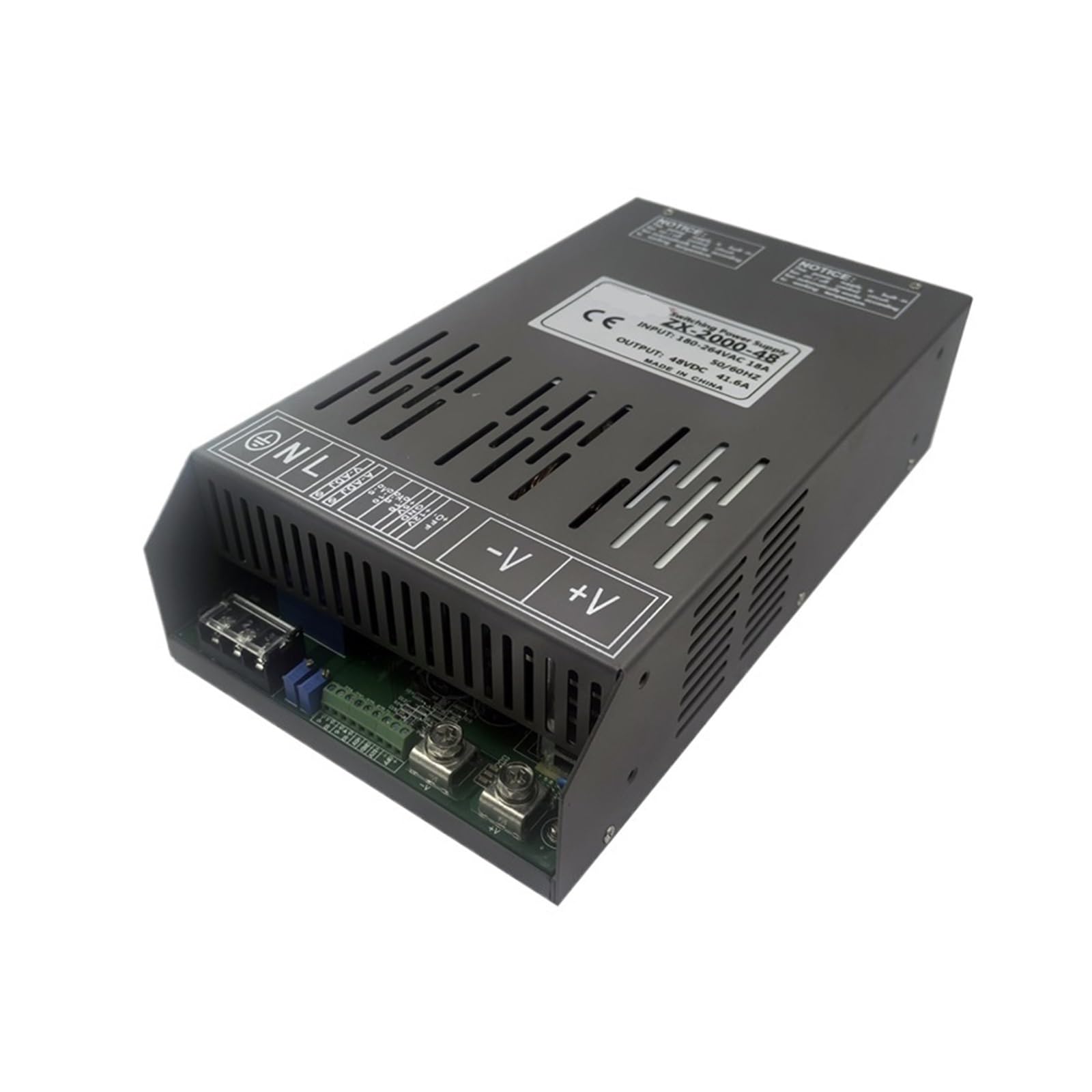 BRODEFUP 2000W Adjustable Switching Power Supply with Control AC180-264V to DC 0-12V 24V 36V 48V 60V 72V 80V 110V 220V 300V 400(0-36V 0-55.5A)