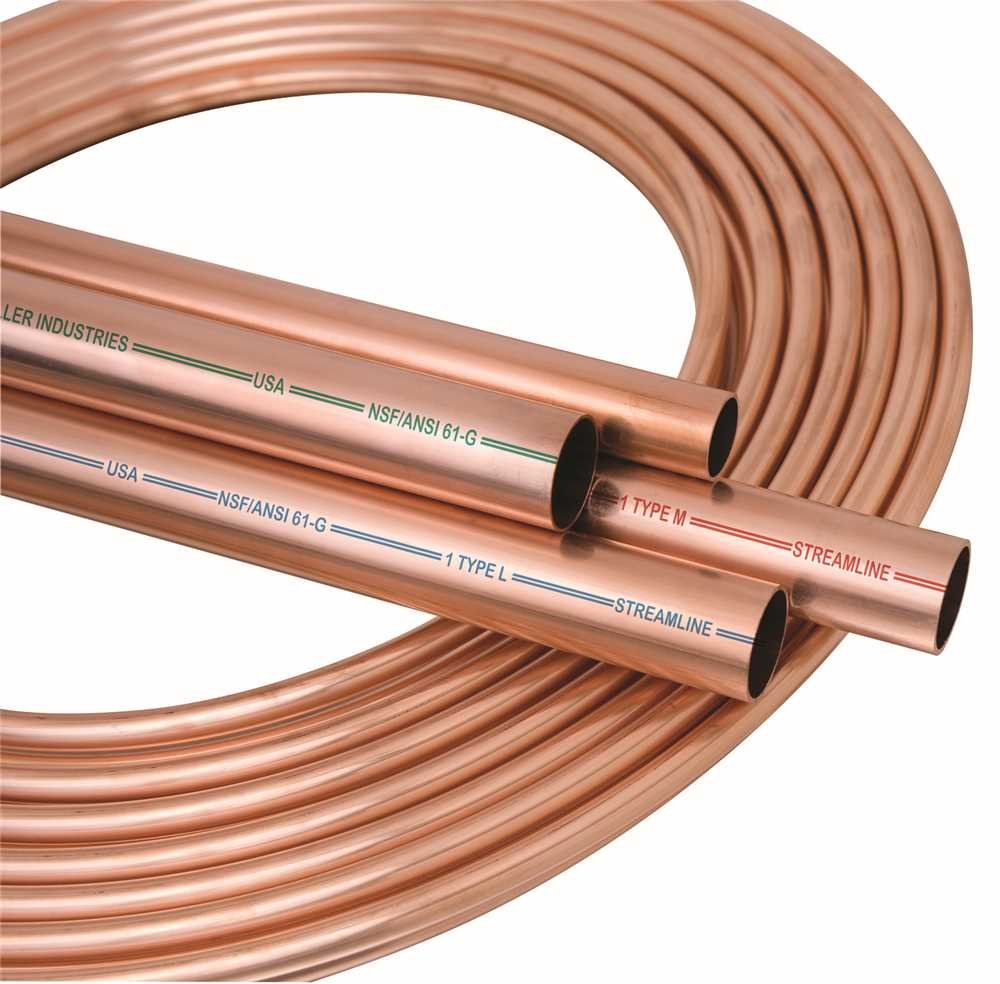 MUELLER INDUSTRIES Copper Tubing 25 Ft