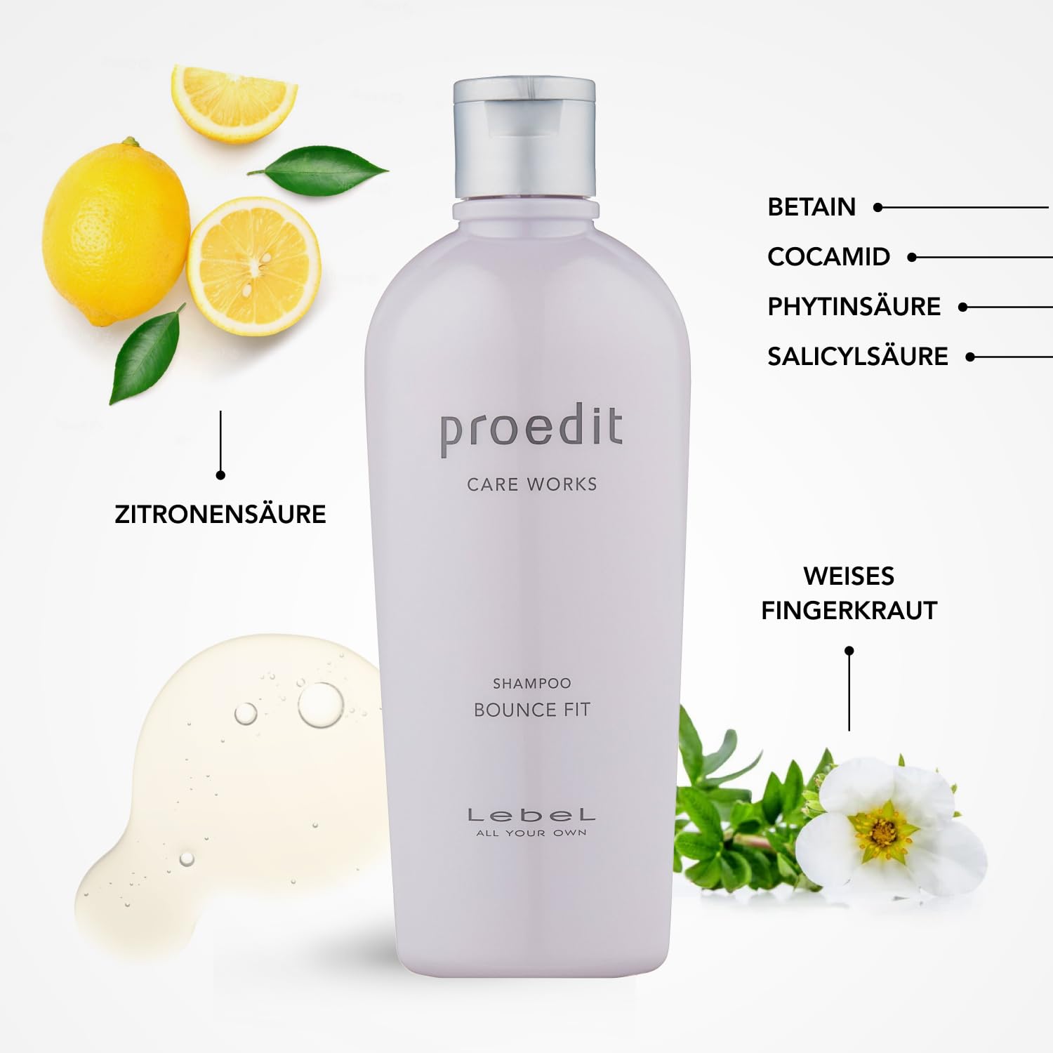 Zestaw do pielęgnacji i regeneracji włosów delikatnych i normalnych (szampon Bounce Fit 50 ml jako prezent)