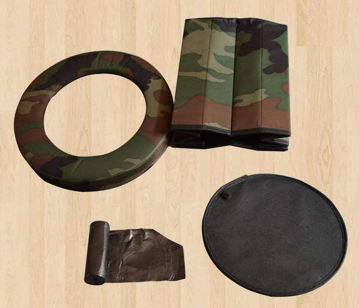 Ulalaza Bolsa portátil para botella de orina de inodoro para camping, embudo de orina para viajes, unisex, para hombres, mujeres, niños, coche, atasco de tráfico