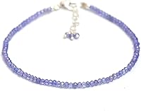 Vista 16 de Pulsera ajustable de plata esterlina 925 con cuentas completas para mujer, cuentas de piedras preciosas naturales, pulsera delicada, regalo