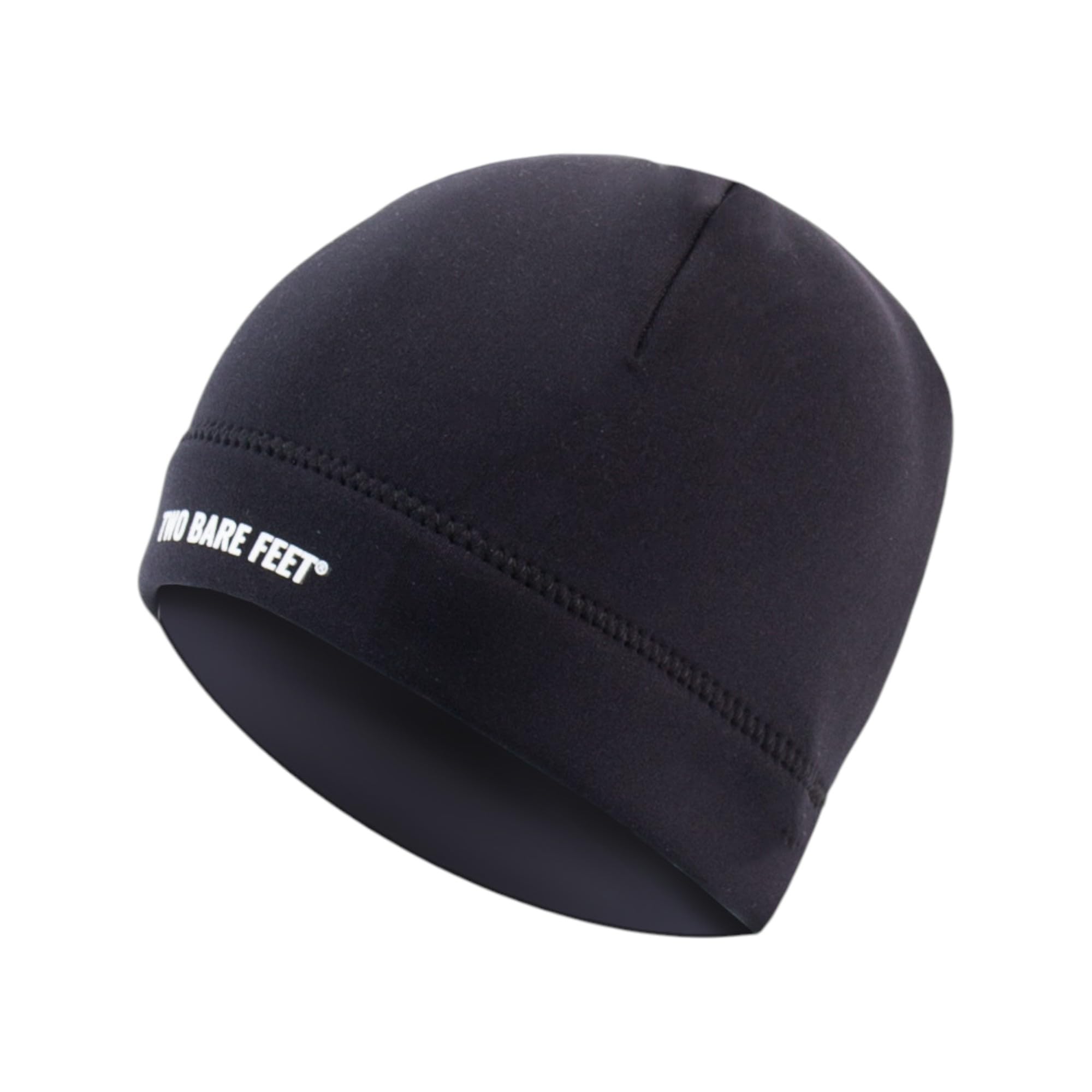 Two Bare Feet 3mm Neoprene Swim Cap Beanie – Thermal Stretch Swimming Hat for Cold Water, Surfing, Triathlon & Open Water Swim (Large)