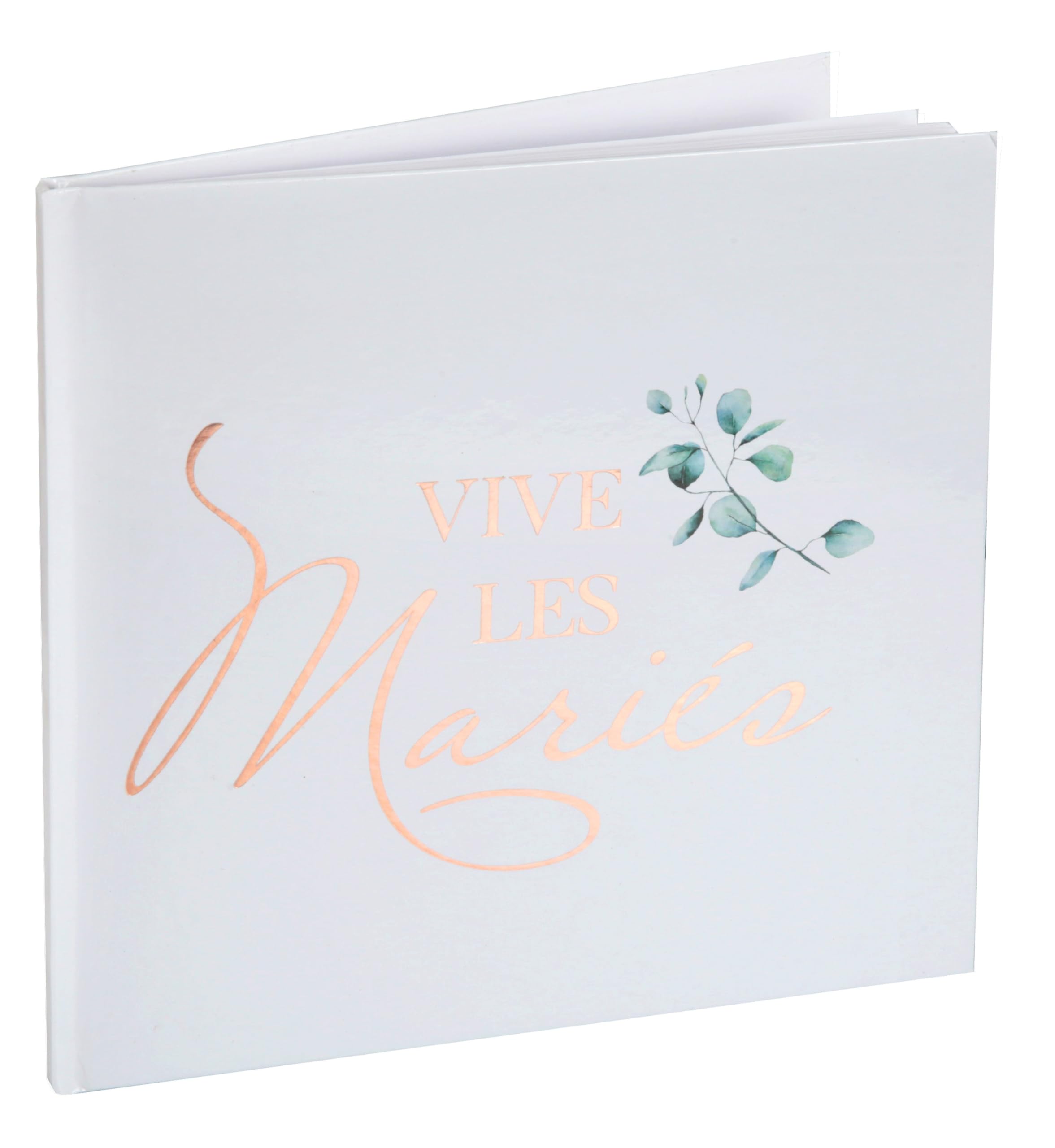 Santex 4490 Libro Degli Ospiti Matrimonio Colombe – Bianco, 24x24 Cm, 30 Pagine