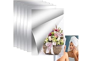 Self-Adhesive Mirror Tiles for Effortless Wall Decor