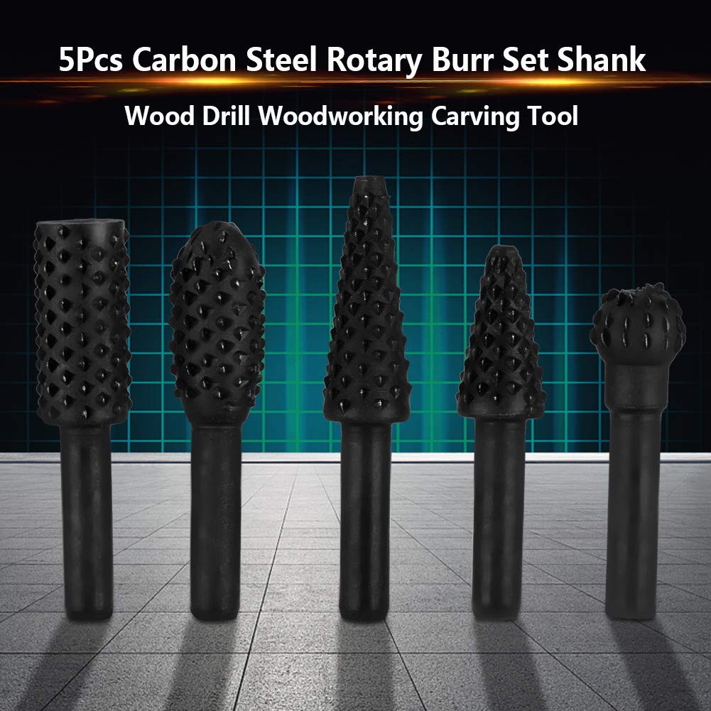 Carbide Bur - Cylindrical (Radius end), Steel Cut 3/8