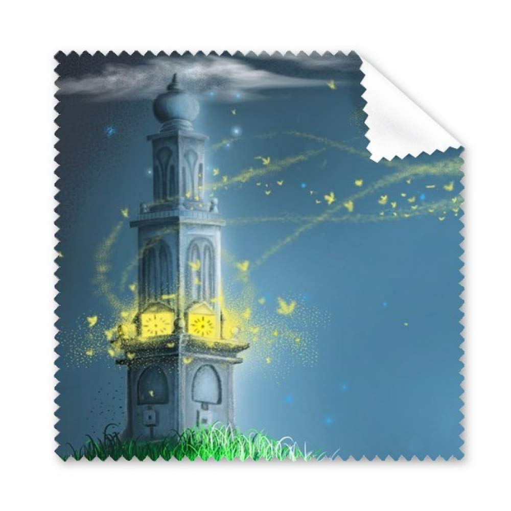 Silent Night Lighthouse Fuying Painting Cleaning Cloth Phone Screen Glasses Cleaner 5pcs