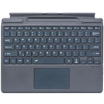 Bluetooth Keyboard for Microsoft Surface Pro 11 (2024), Pro 10 (2024), Pro 9 (2022), Pro 8 (2021), Pro X (2019), 7-Color Backlit, Large Touchpad, Magnetic Attachment, Long Battery Life