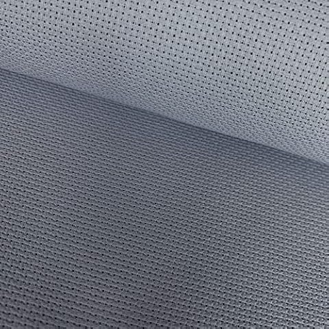 14CT Aida Cloth Embroidery Cross Stitch Fabric, Pearl Grey, W59″ x L39″ Cover