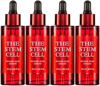 Amazon.co.jp: THE STEMCELL パワースキンセラム 55mL◇4本セット 赤箱