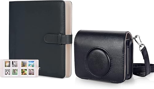 Phetium Funda protectora compatible con cámara instantánea híbrida Fujifilm Instax Mini EVO y álbum de fotos de 256 bolsillos para película Instax