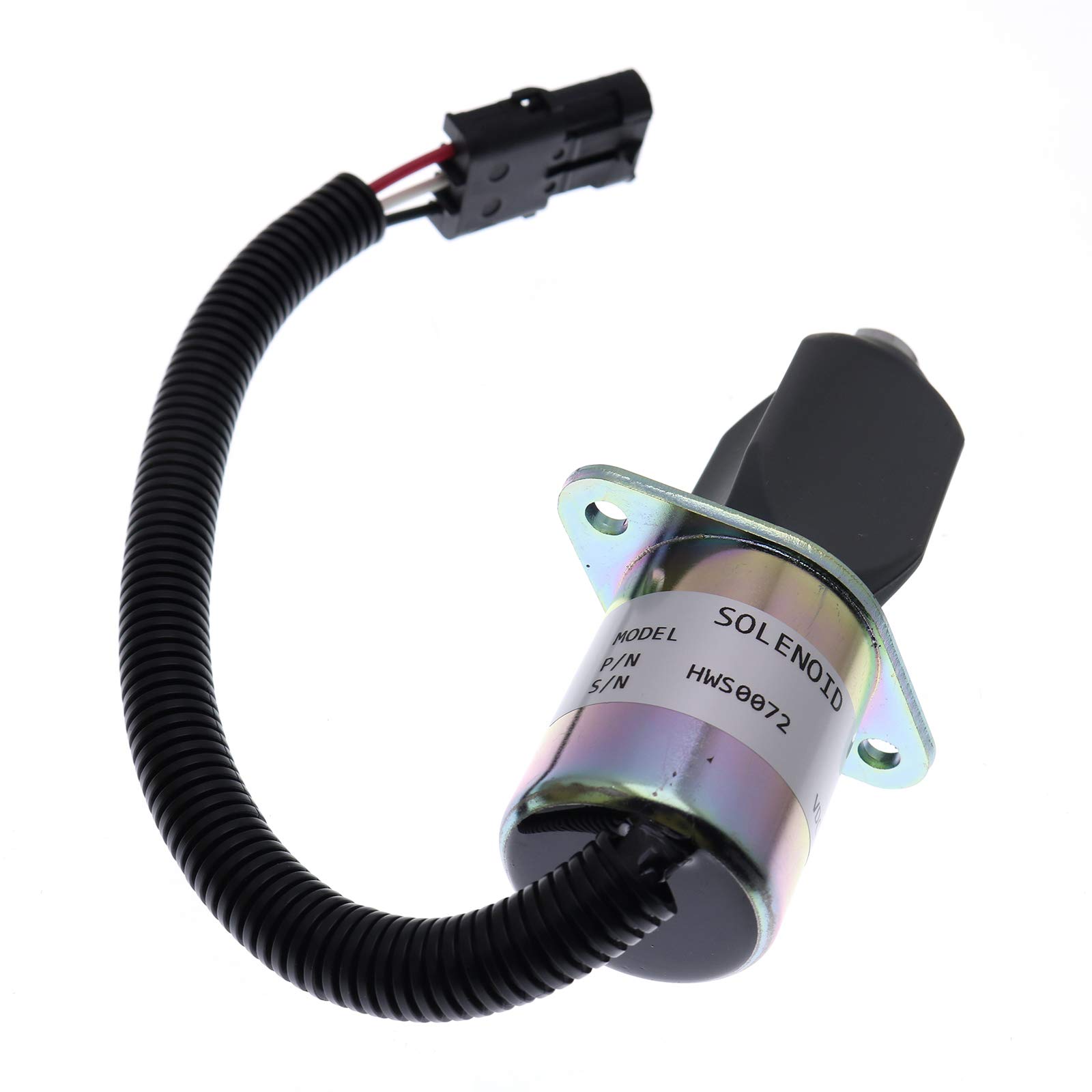 Buy HOLDWELL 12V Fuel Shut Down Solenoid 3934171 for Cummins Kubota