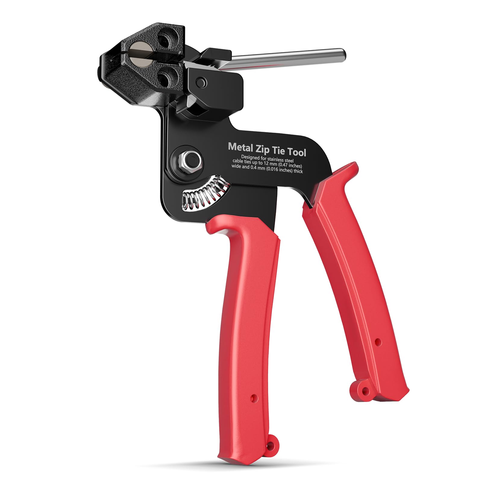 Pistolet à attaches métalliques, coupe-attaches en acier robuste, pour fixer et couper les en acier inoxydable