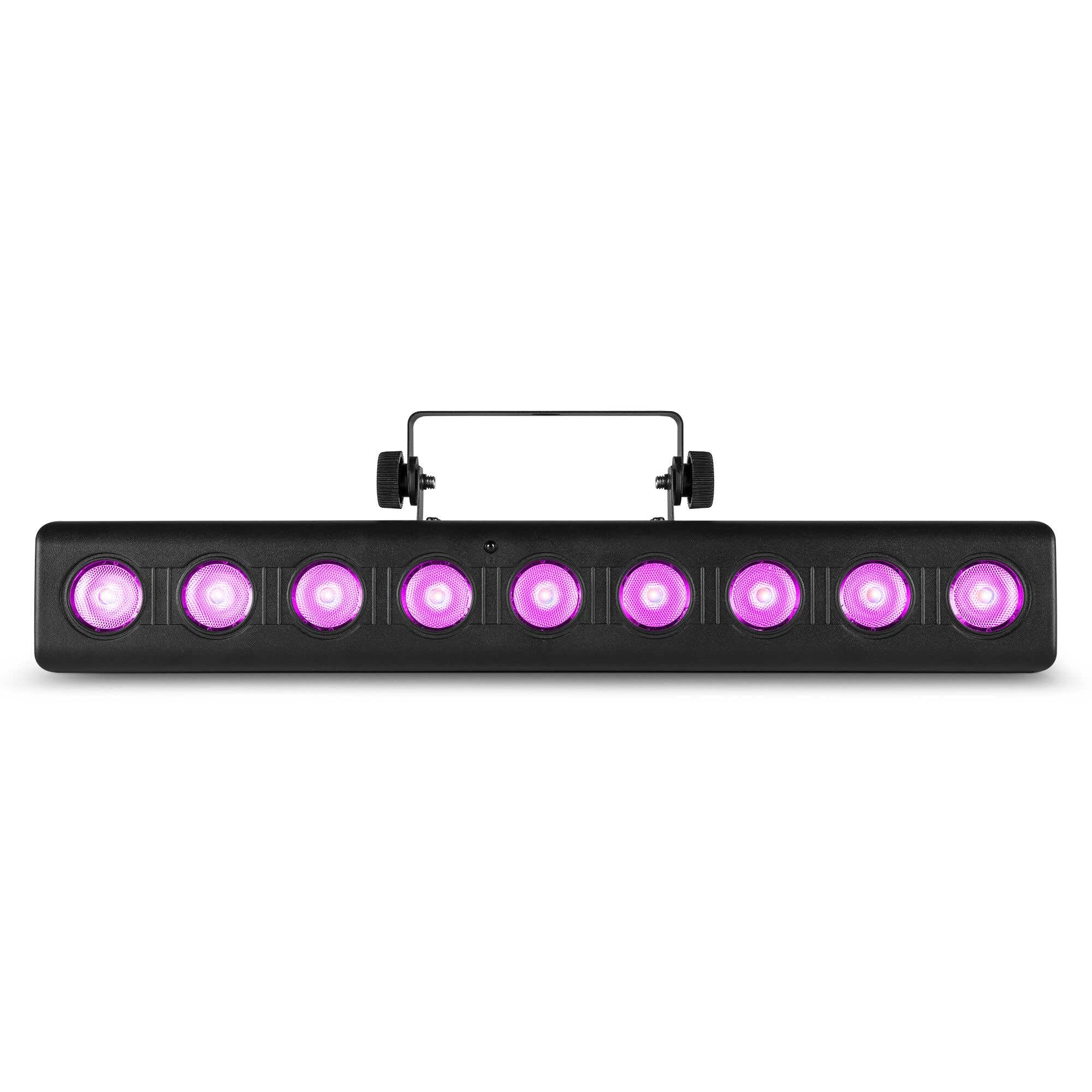 Fuzzix Orion Party Bar - 2er Set, RGBW LED Bar DMX Lichtanlage, Discolicht Partylicht, Wallwasher & Lichtorgel Musikgesteuert, Partybeleuchtung, Bühnenlicht, Wallwasher LED Lichttechnik für DJ & Party