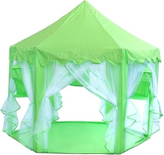 SAFIGLE Kids Tents Castle Princess Tent Tents for Kids Indoor Kids Teepee Green Kids Play Tent Castle Princess Game House Castle Play Tent Indoor Kids Tent