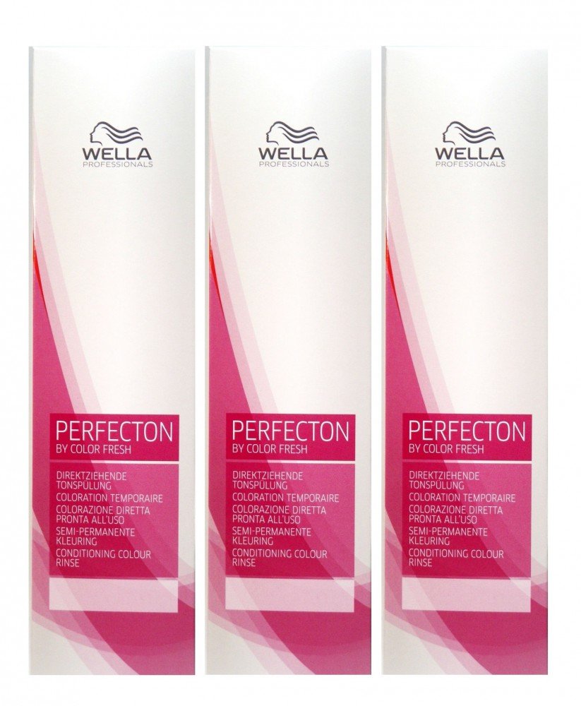 Wella Perfecton /8 perl 3 x 250 ml Tonspülung by Color Fresch Professionals