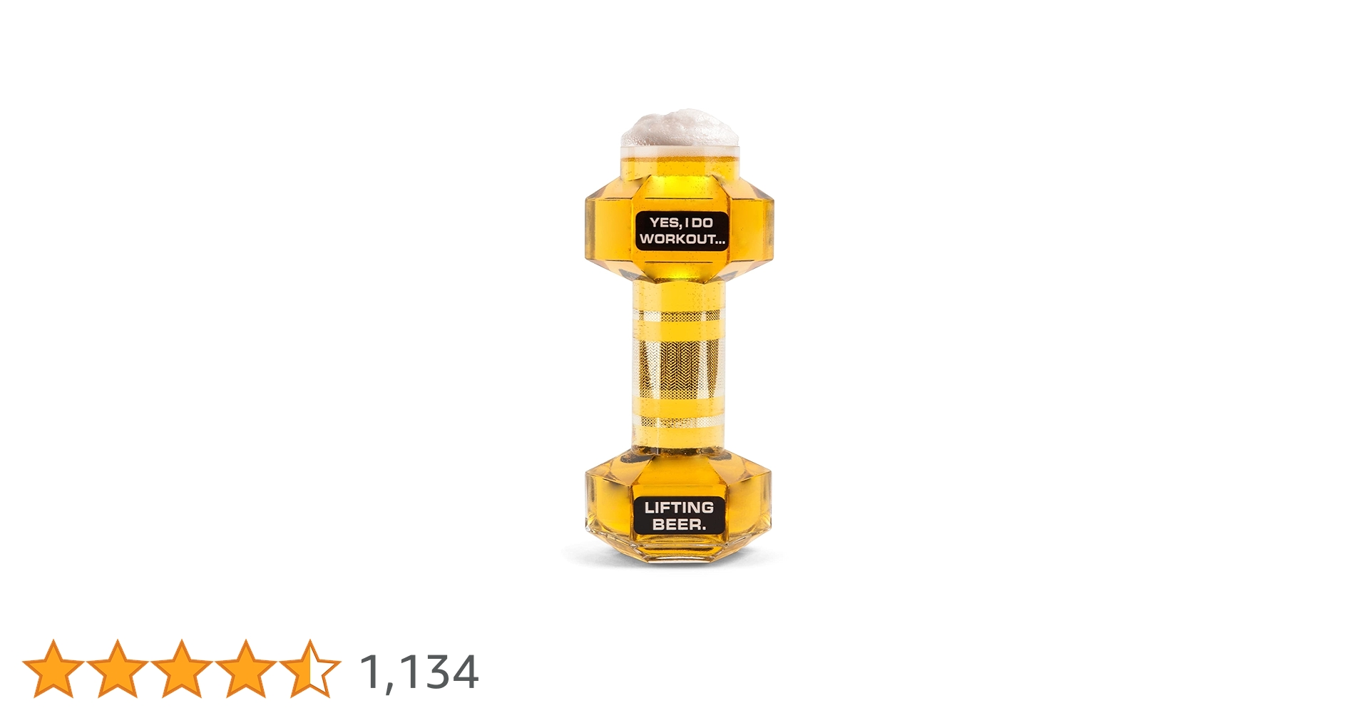 Amazon.co.jp: BigMouth Inc ダンベル形ビアグラス : ホーム